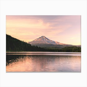 Mount Hood Summer At The Lake Canvas Print
