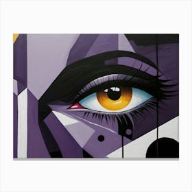 Abstract eye art Canvas Print