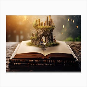 Joy Of Reading 6 Canvas Print