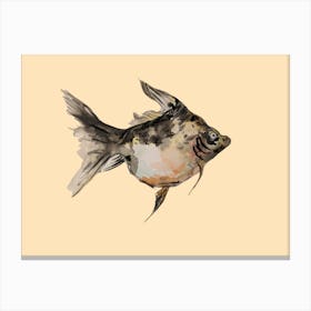 Fat Fish Cream Canvas Print