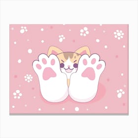 Cat Paw (28) Canvas Print