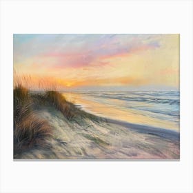 Sunset At The Beach 11 Canvas Print