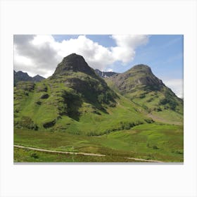 Glencoe, the Highlands, Scotland Canvas Print