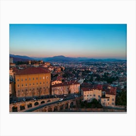 Città Alta Bergamo Print Canvas Print