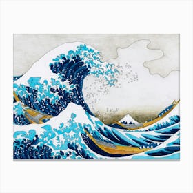 Great Wave Off Kanagawa Hokusai Ukiyo-e Canvas Print