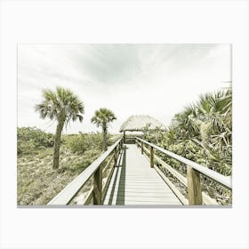 Bridge To The Beach Canvas Print