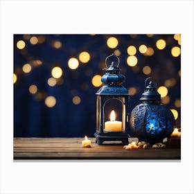 Ramadan Lanterns Canvas Print