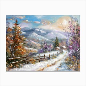 Winter Landscape 16 Canvas Print