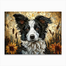 Border Collie Fine Art Portrait 2 Canvas Print