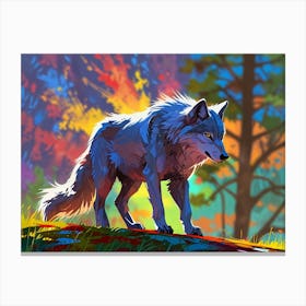 Wolf Painting 2 Canvas Print