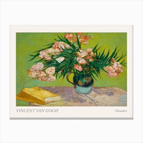 Oleanders, Vincent Van Gogh Poster Canvas Print
