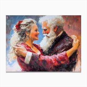 Old Couple Canvas Print