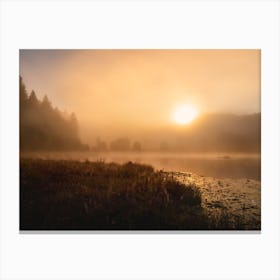 The Incredible Light Of An October Morning Canvas Print