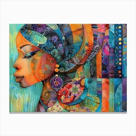 African Woman Canvas Print