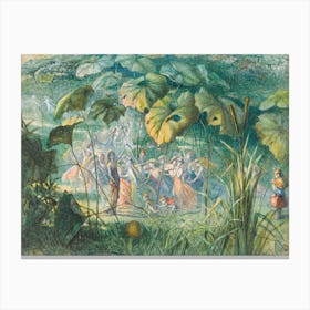 In Fairy Land An Elfin Dance Canvas Print