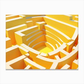 Maze Stock Videos & Royalty-Free Footage Canvas Print