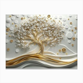 Tree Of Gold Canvas Print