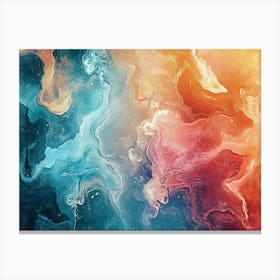 Abstract Marble 12 Canvas Print