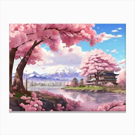 Sakura Blossoms 7 Canvas Print