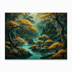 Asian Landscape Painting 3 Canvas Print