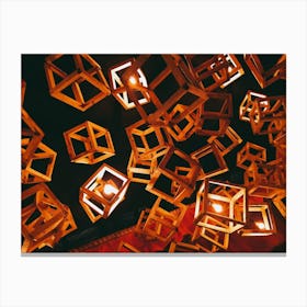 Acustic Cubes Canvas Print