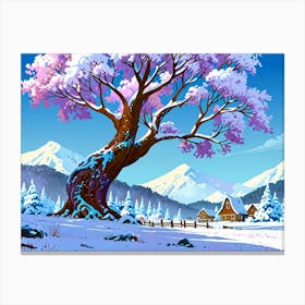 Winter Scene 2 Canvas Print