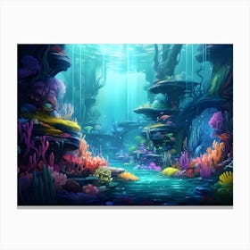 Underwater Seascape Canvas Print