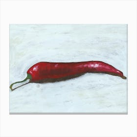 Chilli Pepper - painting still life figurative red kitchen Anton Maliar food Canvas Print