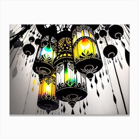 Moroccan Lanterns Canvas Print