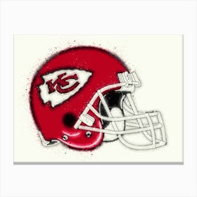 Kansas City Chiefs Helmet Canvas Print