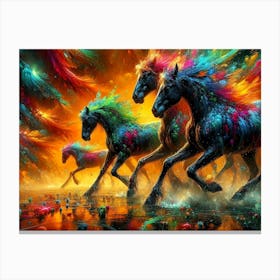 Creative Horse Beauty Illustration Nr 261 Canvas Print