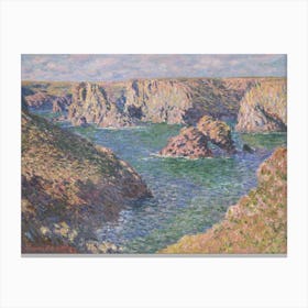 Port Domois, Belle Isle (1887), Claude Monet Canvas Print