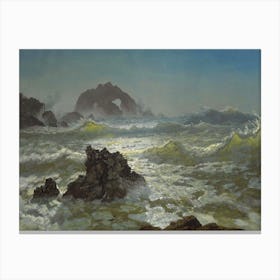 Seal Rock, California, Albert Bierstadt Canvas Print