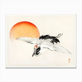 Flying Crane By Kōno Bairei, Kōno Bairei Canvas Print