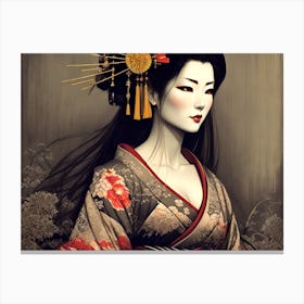 Geisha 22 Canvas Print