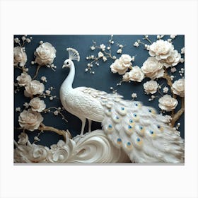 Peacock 19 Canvas Print