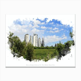 Reserva Ecológica Costanera Sur, Puerto Madero, Buenos Aires Canvas Print