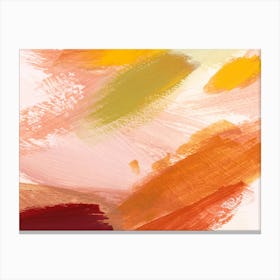 Abstract Brushstrokes 9 Canvas Print