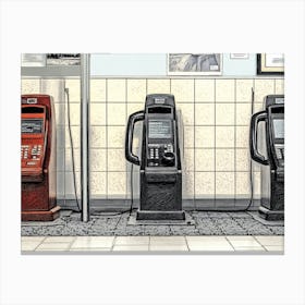 Payphones Canvas Print