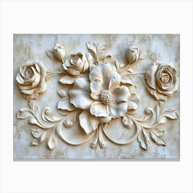 Flower Wall Art 2 Canvas Print