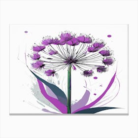 Allium 9 Canvas Print