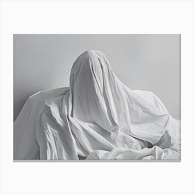 Ghost In The Bed Canvas Print