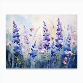 Blue Lupines Canvas Print