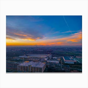 Milan, Italy Cityscape at Sunset Fine Art Poster Print Canvas Print