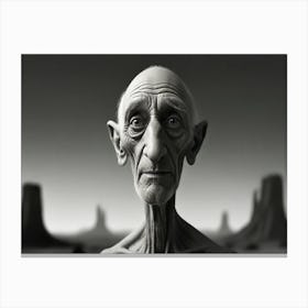 Old Man Long Neck Canvas Print