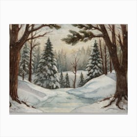 Winter Serenity  Canvas Print