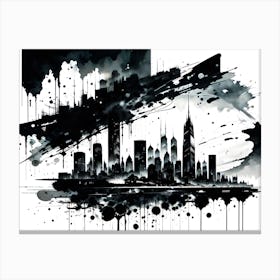 New York City Skyline 9 Canvas Print