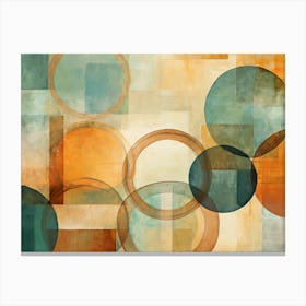 Abstract Circles 4 Canvas Print