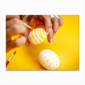 Easter Egg Painting 30 Canvas Print