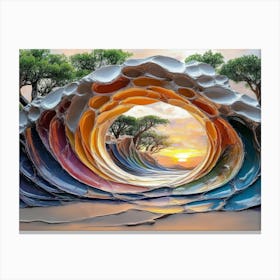 'The Wave' Canvas Print